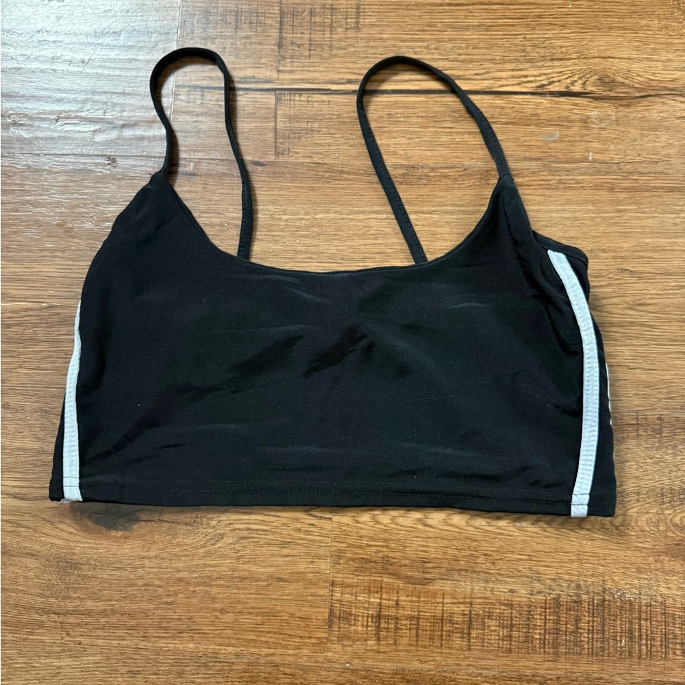 Missguided Carli bybel Black and Gray Women's Bralette